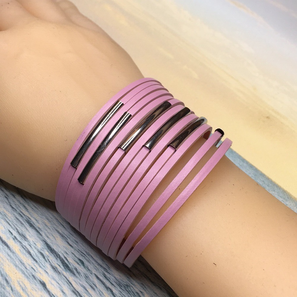 Pink Punk Bracelet - Picture 4 of 10